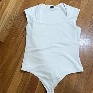 Express Cream Sleeveless Top